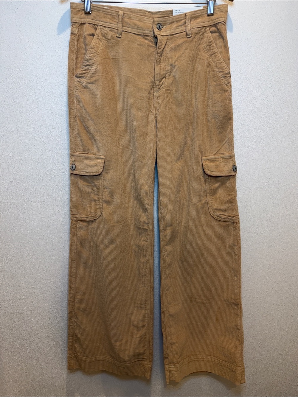 American Eagle New With Tags Super High Rise Baggy Wide Leg Corduroy Pants 8